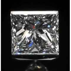 Picture of 0.51 Carats, Princess Diamond with Very Good Cut, G Color, VS2 Clarity and Certified By EGL