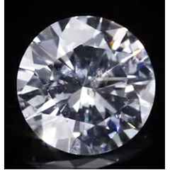 Picture of 0.65 Carats, Round Diamond with Good Cut, D Color, SI2 Clarity and Certified By EGL