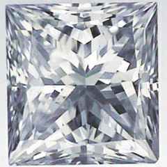 Picture of 0.71 Carats, Princess Diamond with Very Good Cut, D Color, VS1 Clarity and Certified By EGS/EGL