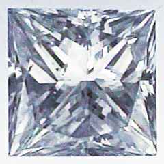 Picture of 0.71 Carats, Princess Diamond with Very Good Cut, F Color, VS2 Clarity and Certified By EGS/EGL