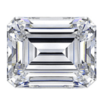 Diamante talla esmeralda, suelto