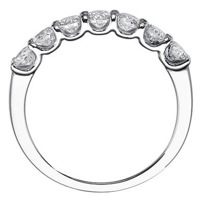 0.90 Carat 7 floating diamond ring