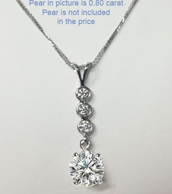 1/3 carat diamonds, all shapes Pendant