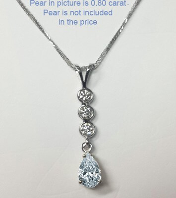 1/3 carat diamonds, all shapes Pendant