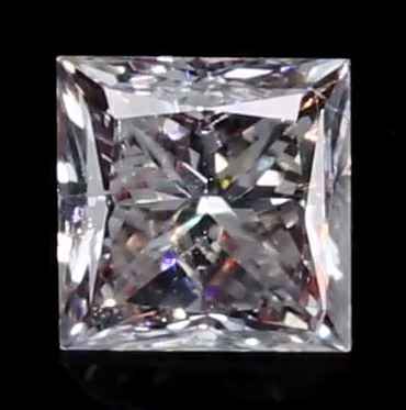 Picture of 0.55 Carats, Princess Diamond with Very Good Cut, F Color, VS2 Clarity and Certified By EGS/EGL
