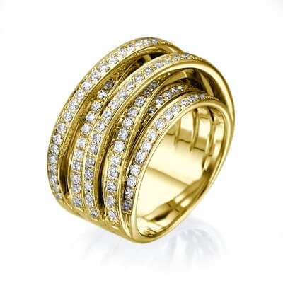 1.60 carat anniversary or cocktail diamond ring