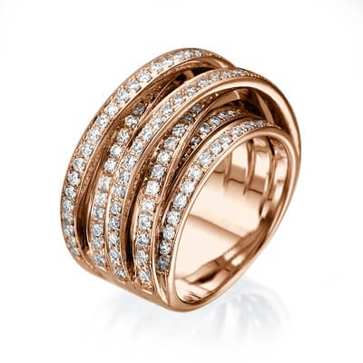 1.60 carat anniversary or cocktail diamond ring