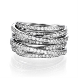 Picture of 1.60 carat anniversary or cocktail diamond ring