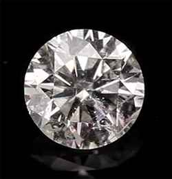 Picture of 0.65 Carats, Round Diamond with Good Cut, I Color, SI2 Clarity and Certified By EGS/EGL
