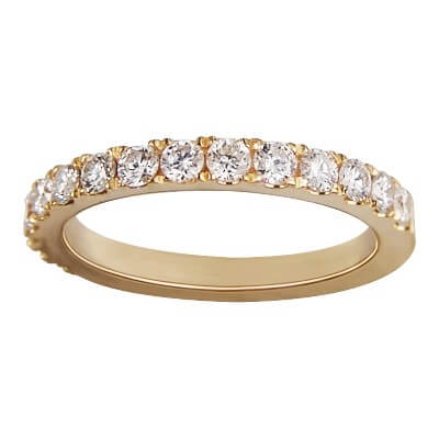 1 carat Round diamonds wedding eternity ring