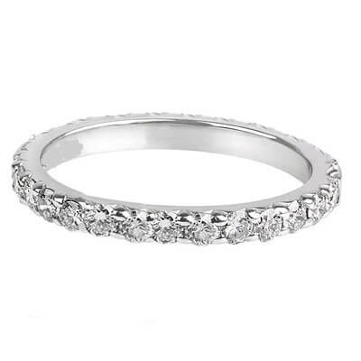 1 carat Round diamonds wedding eternity ring