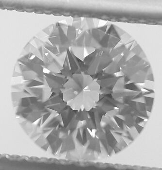 0.7 Carats, Round Diamond with Ideal Cut, D Color, SI1 Clarity and Certified By EGL