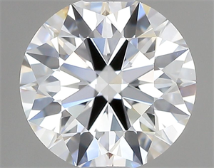 Picture of Lab Grown Diamond 1.08 Carats, Round with Ideal Cut, D Color, VVS2 Clarity and Certified by IGI