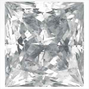 Picture of 1.18 Carats, Princess Diamond with Ideal Cut, D Color, SI1 Clarity and Certified By EGS/EGL
