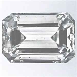 Picture of 0.72 Carats, Emerald Diamond with Ideal Cut, D Color, vs2 Clarity and Certified By EGL