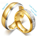 Picture of  6mm Duo Wedding bands with 0.30 carat diamonds TW