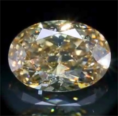 2.05 Carats, Oval Diamond with Very Good Cut, Natural fancy Brown Yellow, SI2 GIA, Stock 1421065