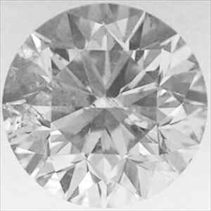 Picture of 0.68 Carats, Round Diamond with Very Good Cut, G Color, SI1 Clarity and Certified By EGS/EGL