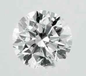 Picture of 0.5 Carats, Round Diamond with Ideal Cut, D Color, SI1 Clarity and Certified By EGL