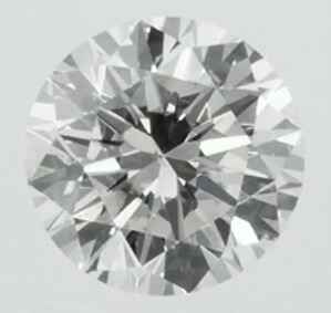Picture of 0.59 Carats, Round Diamond with Ideal Cut, I Color, VS2 Clarity and Certified By EGL