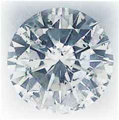 Foto 0,76 quilates, diamante redondo con corte muy bueno, color D, claridad SI1 y certificado por IGL de