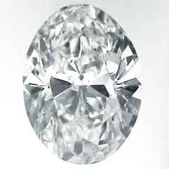 Picture of 0.9 Carats, Oval Diamond with Very Good Cut, F Color, SI1 Clarity and Certified By EGL