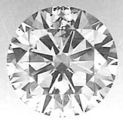 Picture of 0.55Carats, Round Diamond with Good Cut, D SI3 Certified by EGL