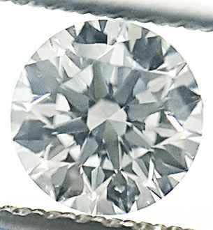 Foto 0.60 quilates diamante redondo F-VS1 Corte Ideal de