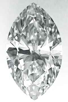 Picture of 0.7 Carats, Marquise Diamond with Very Good Cut, I Color, VVS1 Clarity and Certified By CGL