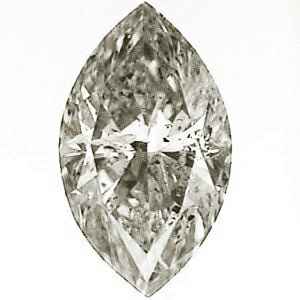 370469 diamantes con claridad realzada Corte Marquise 0.77Q I SI2 Ideal 
