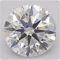 0.75 quilates, Redondo Diamante con corte Excelente, Color F, claridad VS2 y certificado por GIA