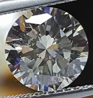 Foto 2.18 quilates, Redondo Diamante con corte Excelente, Color I, claridad SI1 y certificado por EGS/EGL de