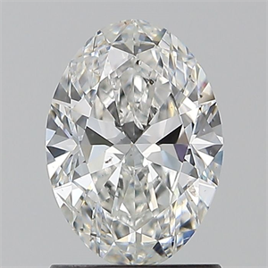 Picture of Natural Diamond 1.20 Carats, Oval with  Cut, E Color, SI2 Clarity and Certified by GIA