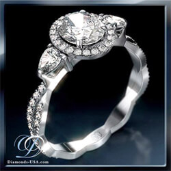 Picture of Exclusive Halo design by Diamonds-USA