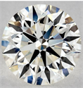 1.45 Carats, Round Diamond with Excellent Cut, I Color, VVS2 Clarity and Certified by GIA
