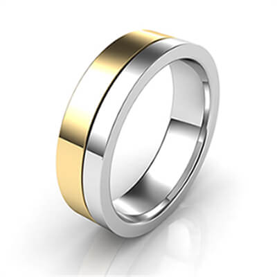 Comfort fit wedding band 5.5mm wide