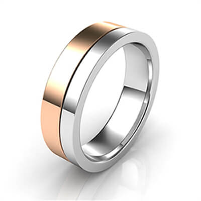 Comfort fit wedding band 5.5mm wide