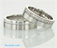 Picture of Duo wedding bands , flat court 5.5mm