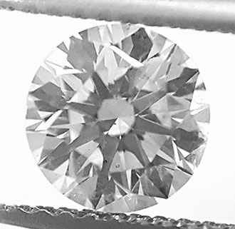 Picture of 1.03 Carats, Round Diamond with Ideal Cut, E Color, VS2 Clarity Enhanced and Certified by IGL