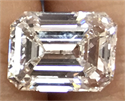 1.21 Quilates, Diamante Esmeralda con Corte Ideal, Color F, Claridad SI1 y Certificado por GIA