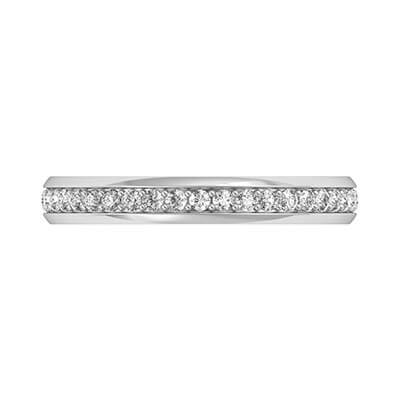 Eternity diamond band, 3mm 0.45 carat