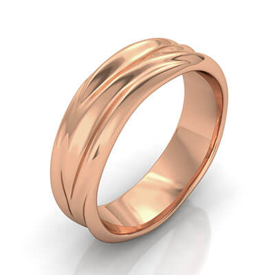 6 mm man comfort wedding band, California dreaming