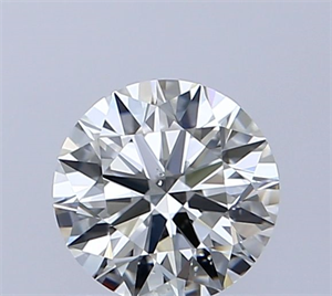 Foto Diamante Natural 0.70 quilates, Redondo , Color J, claridad SI1 y certificado GIA de