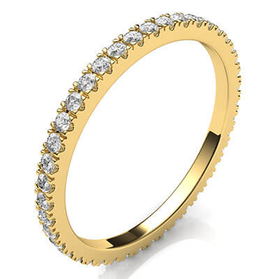 0.30 carat. Eternity ring, diamonds wedding or anniversary ring