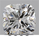 1 carat Cushion natural diamond F  VVS2 Ideal-Cut, 1.05