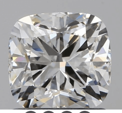 Picture of 1 carat Cushion natural diamond F  VVS2 Ideal-Cut, 1.05