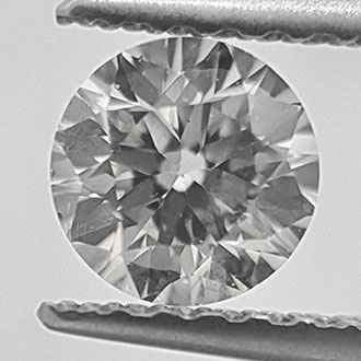 Picture of 0.50 Carats, Round Diamond with Ideal Cut ,H, color, SI1 Clarity  Enhanced and Certified by IGL