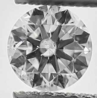 Picture of 0.57 Carats, Round Diamond with Excellent Cut, D Color, SI2 Clarity and Certified by IGL