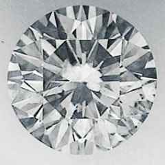 Picture of 0.51 Carats, Round Diamond with Ideal Cut, I color, SI1 Clarity  Enhanced and Certified by IGL