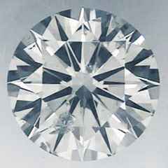 Picture of 0.52 Carats, Round Diamond with Ideal Cut ,F color, SI1 Clarity  Enhanced and Certified by IGL